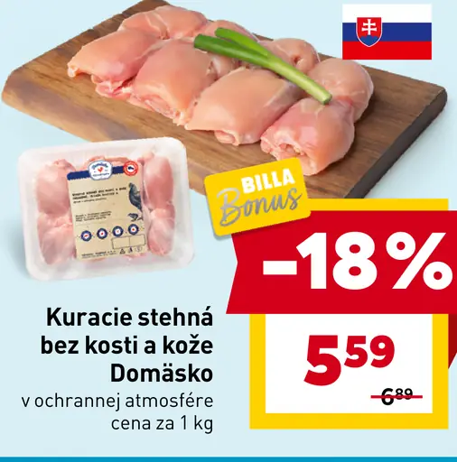 Kuracie stehná bez kosti a kože Domäsko
