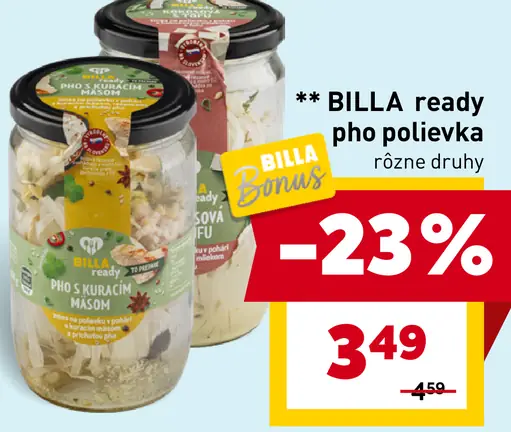 BILLA ready Fresh pho polievka