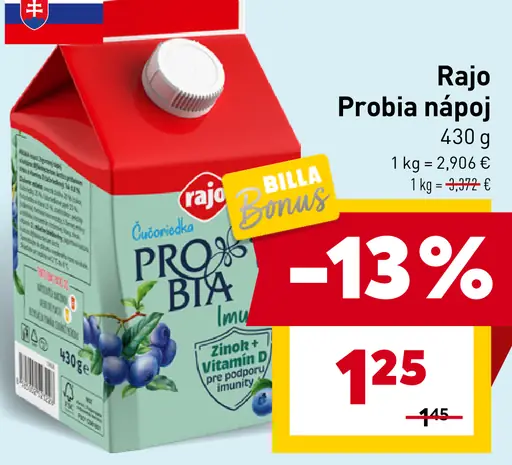 Rajo Probia nápoj