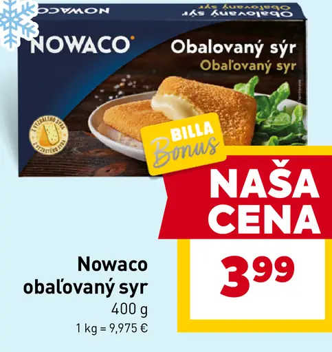 Nowaco Obalovaný syr