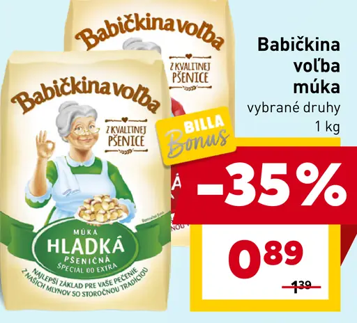Babičkina voľba múka