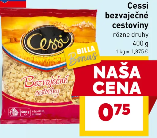Cessi bezvaječné cestoviny