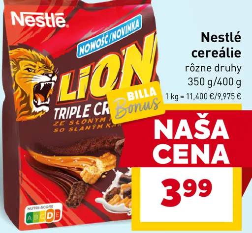 Nestlé cereálie