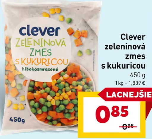 Clever zeleninová zmes s kukuricou