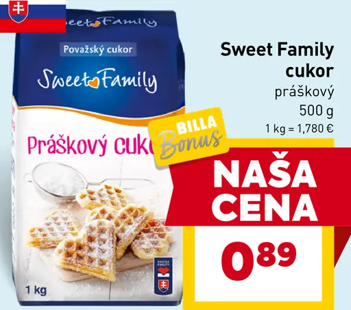Sweet Family Práškový cukor