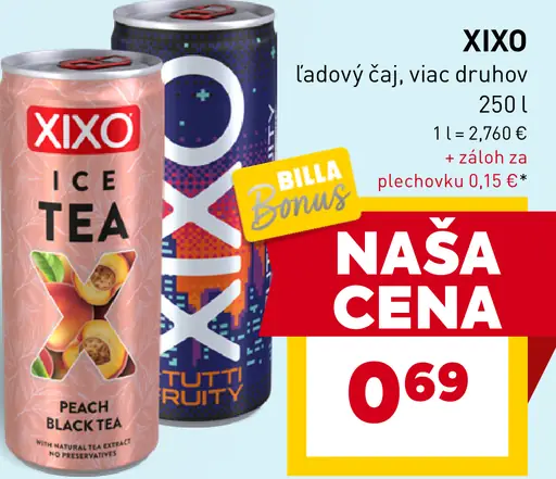 Xixo Ľadový čaj plechovka