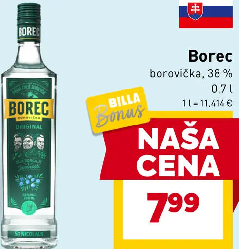 Borec borovička