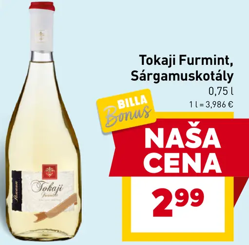 Tokaji Furmint, Sárgamuskotály