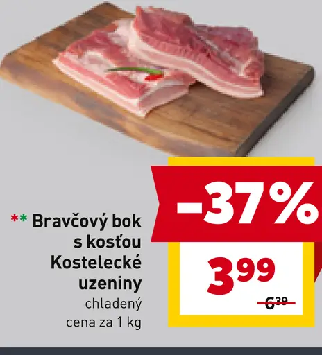Bravčový bok s kosťou