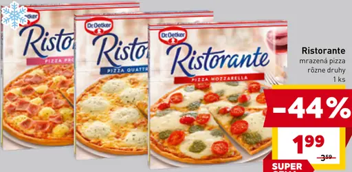 Ristorante mrazená pizza