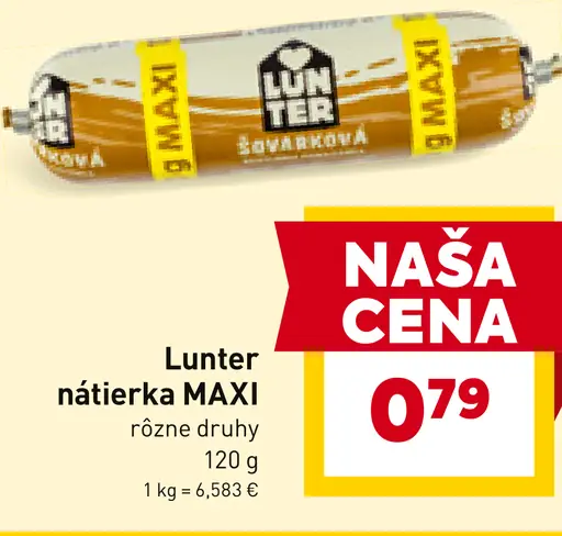 Lunter nátierka MAXI