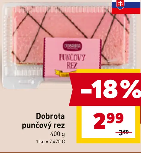 Dobrota Punčový rez