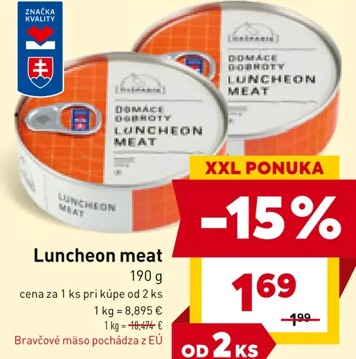 Luncheon meat