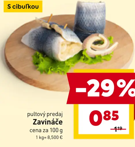 Zavináče s cibuľkou