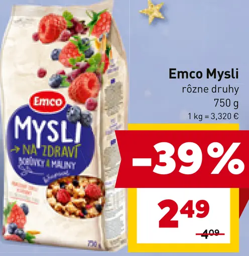 Emco Mysli rôzne druhy