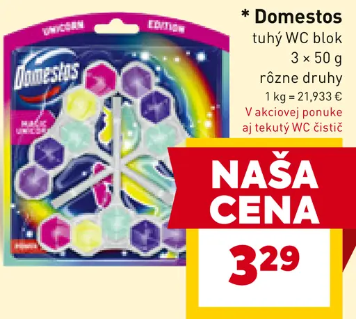 Domestos tuhy WC blok