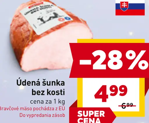 Údená šunka bez kosti