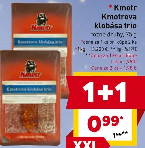 Kmotr Kmotrova klobása trio