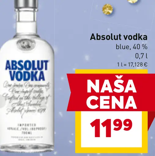 Absolut Vodka Blue