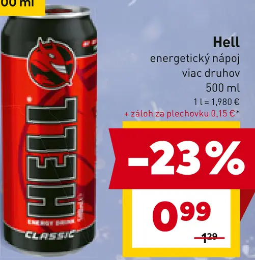 Hell energetický nápoj plechovka