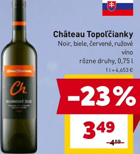 Château Topoľčianky víno