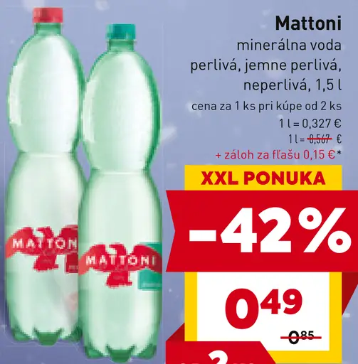 Mattoni Minerálna voda