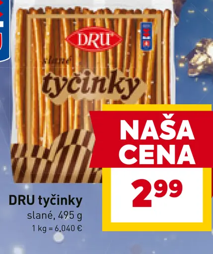 DRU tyčinky slané