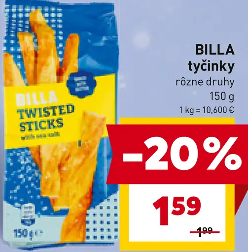 BILLA tyčinky