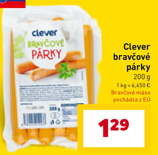 Clever bravčové párky