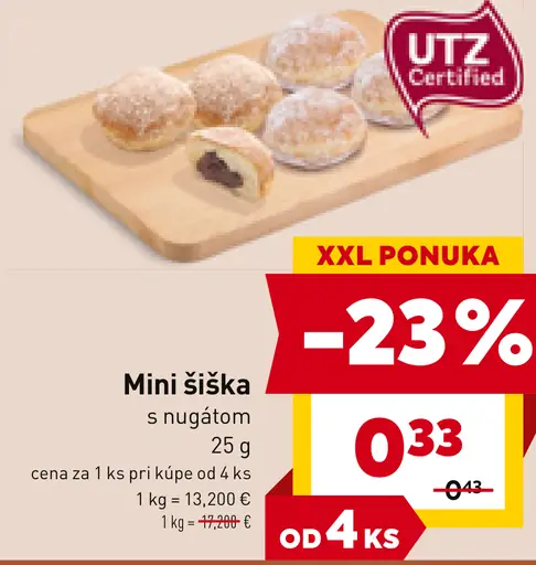 Mini šiška s nugátom