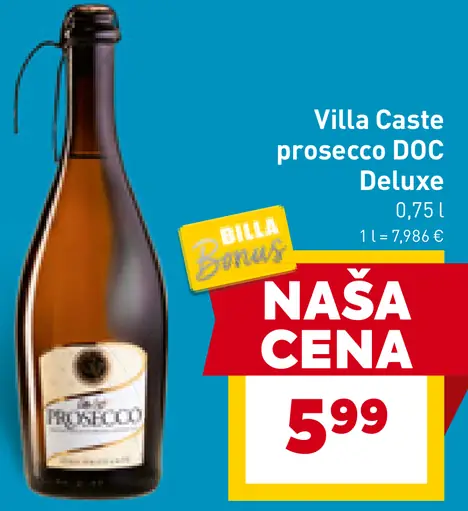 Villa Caste prosecco DOC Deluxe