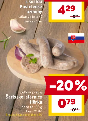 Šarišské jaternice Hôrka