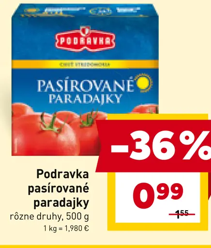 Podravka Pasírované paradajky