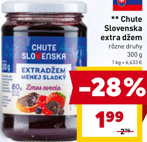 Chute Slovenska extra džem