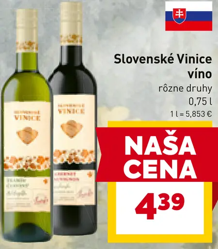 Slovenské vinice Víno