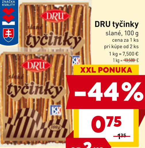DRU tyčinky slané