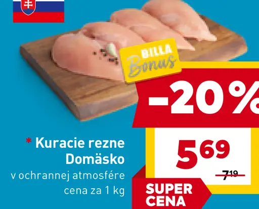 Kuracie rezne Domáško v ochrannej atmosfére