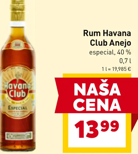 Rum Havana Club Anejo Especial