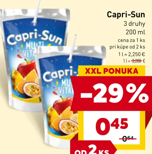 Capri-Sun multivitamínový nápoj