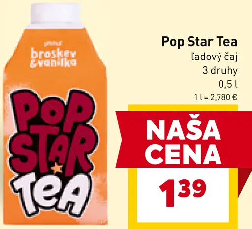 Pop Star Tea ľadový čaj
