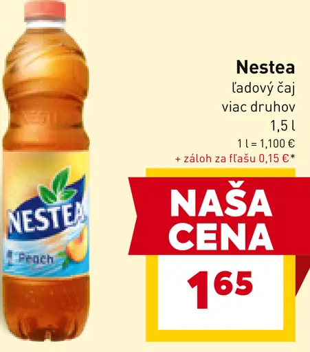 Nestea Ľadový čaj s príchuťou broskyne