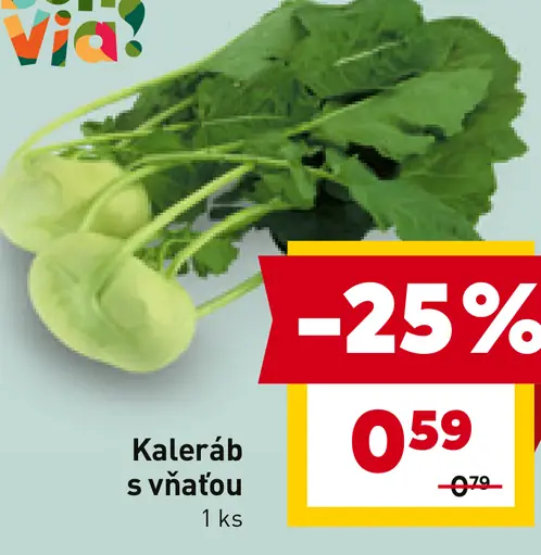 Bon Via kaleráb s vňaťou