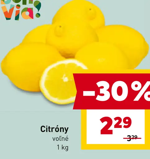 Bon Via citróny voľné