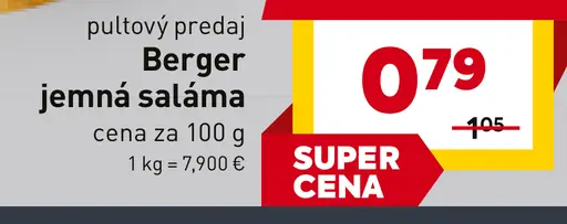 Berger Jemná saláma