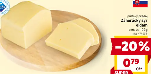 Záhorácky syr eidam