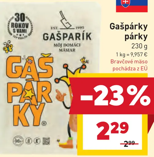Gašpárky párky