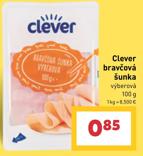 Clever bravčová šunka výberová