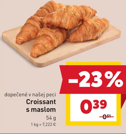 Croissant s maslom