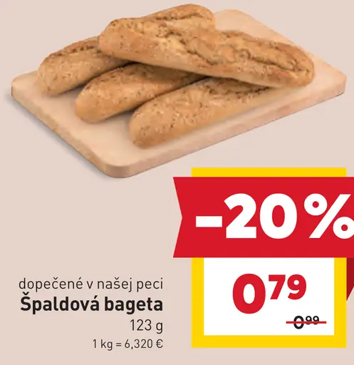 Špaldová bageta