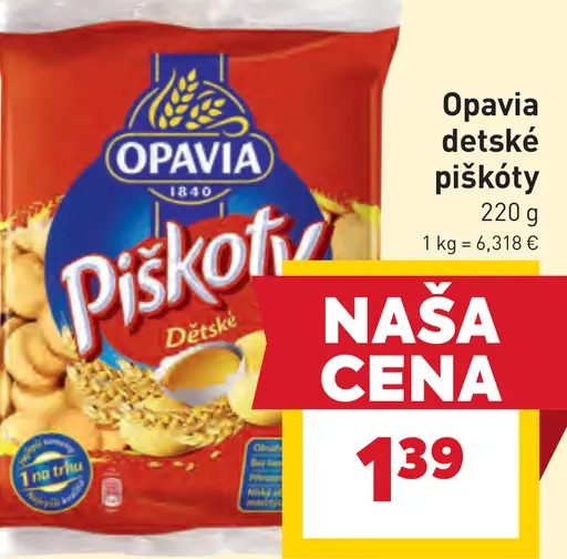 Opavia detské piškóty